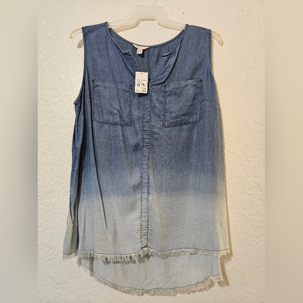 Ladies Denim Tank